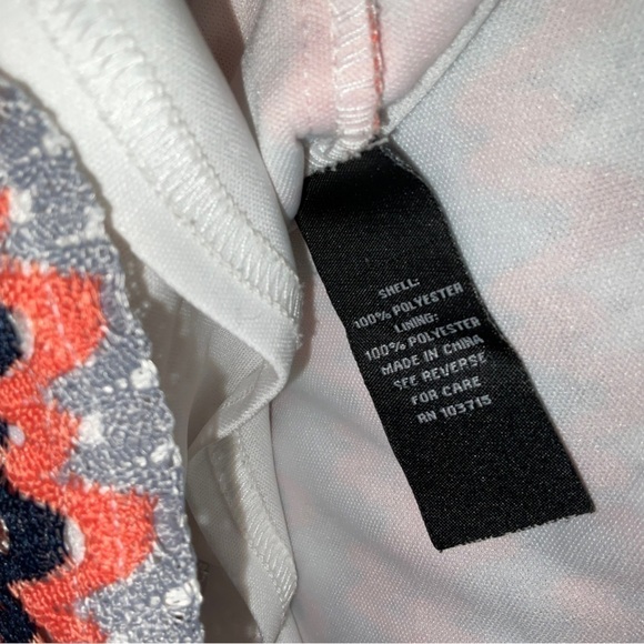 Sharagano Chevron Crochet Knit Tunic Midi Dress Sz. 10. - Picture 7 of 9